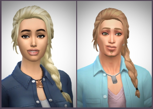 Sims 4 Chrissy’s and Christian’s SideBraid Hair at Birksches Sims Blog