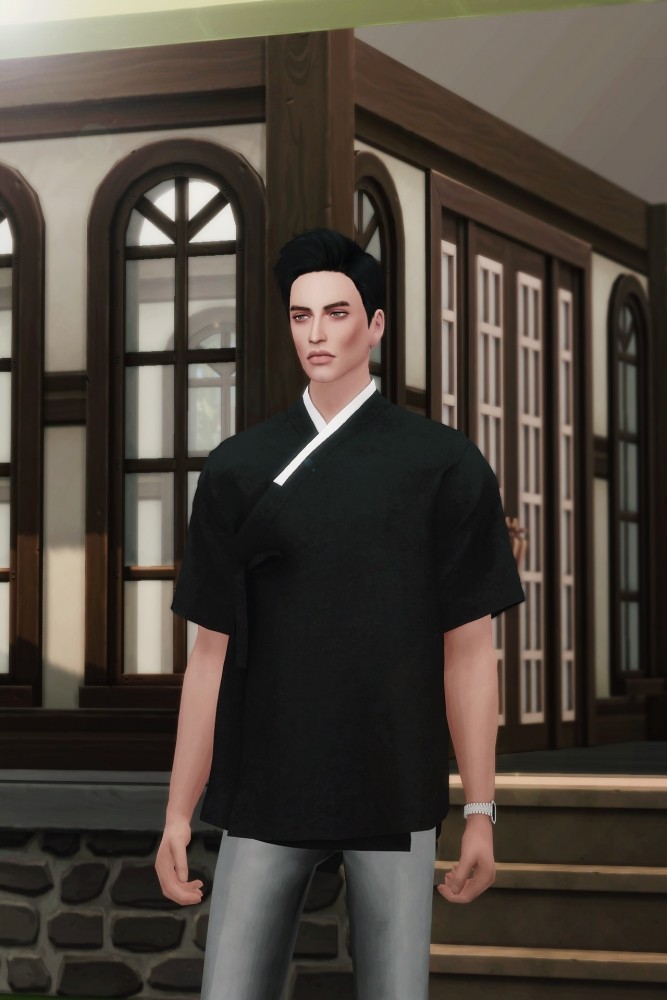 Sims 4 Modernize Short Sleeve Hanbok at Gorilla