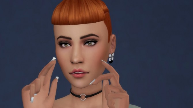 Sims 4 Cat Earrings 01 by PlayersWonderland at PW’s Creations