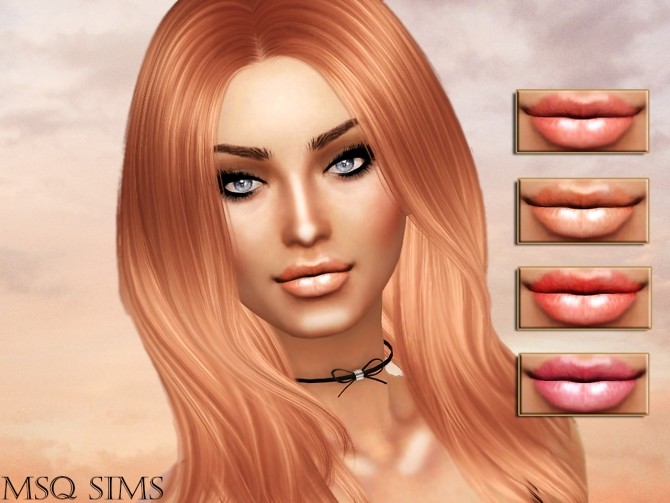 Sims 4 Nelia Lipstick at MSQ Sims