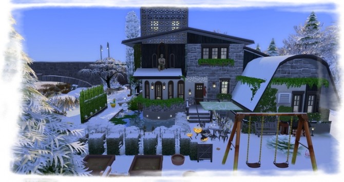 Sims 4 Le mouron rouge chalet by Mich Utopia at Sims 4 Passions