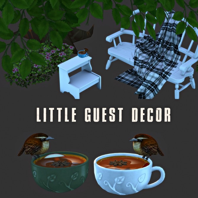 Sims 4 Little guest decor (P) at Leo Sims