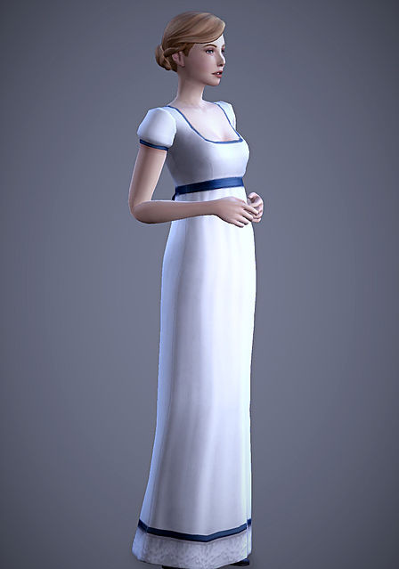 Sims 4 Jane Dress at Magnolian Farewell