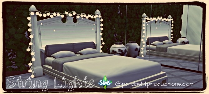 Sims 4 String Lights at Pandasht Productions