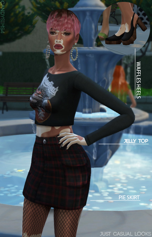 Sims 4 JUST CASUAL LOOKS at Candy Sims 4