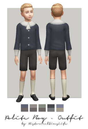 Polite Boy Outfit at Historical Sims Life