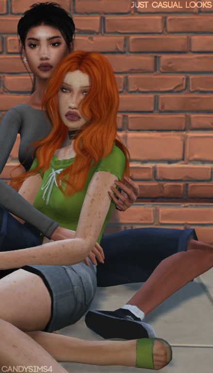 Sims 4 JUST CASUAL LOOKS at Candy Sims 4