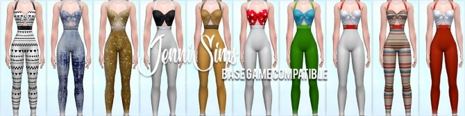 Sims 4 Full Body retro at Jenni Sims