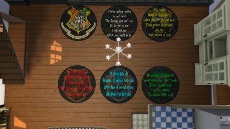 Harry Potter House Rugs by ScarlettxBlack at Mod The Sims