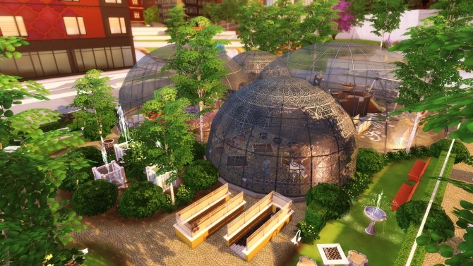 Sims 4 GLASS DOME PARK at BERESIMS