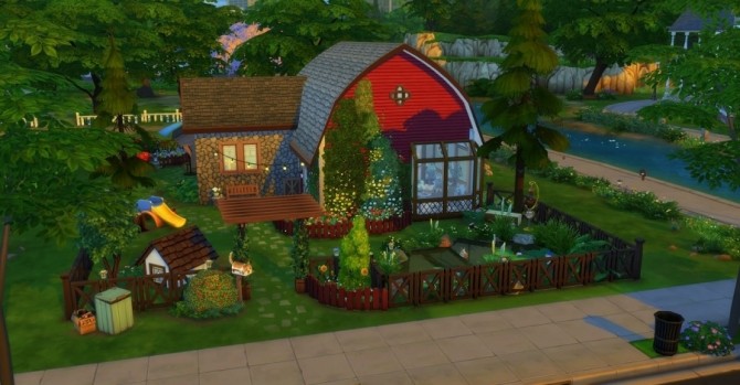 Sims 4 Revisited Barn by Chanchan24 at Sims Artists