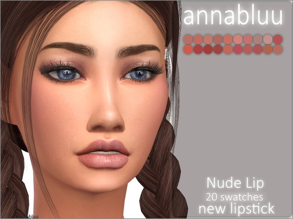 Sims 4 Lips by Annabluu at TSR