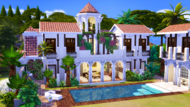 Californian Beach House at Akai Sims – kaibellvert » Sims 4 Updates