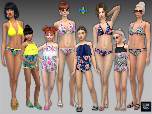 Sims 4 Swimsuits by Mabra at Arte Della Vita