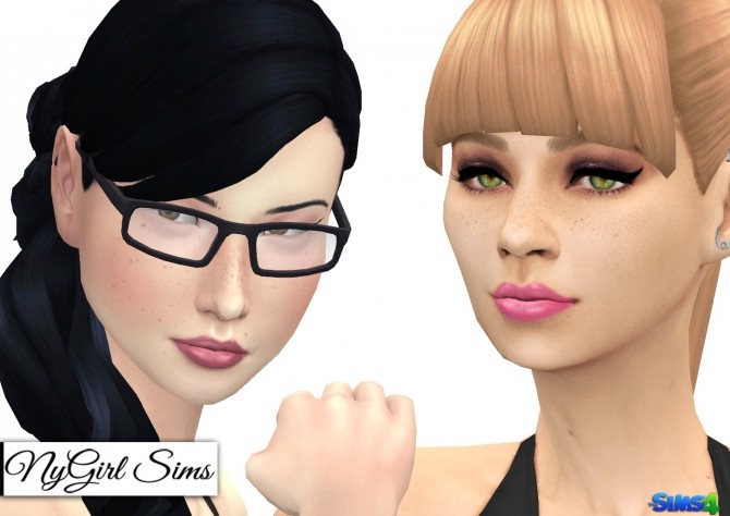 Sims 4 Lipstick N0 5 in Matte and Glossy at NyGirl Sims