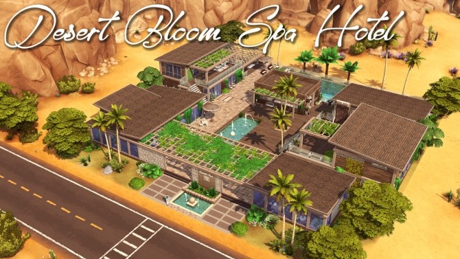 Sims 4 Just Maristella (Save File) Oasis Springs redone at Jenba Sims