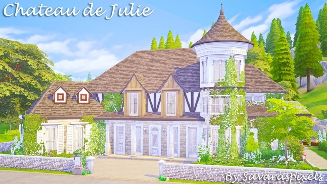 Sims 4 Chateau de Julie at Savara’s Pixels