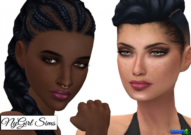 Sims 4 Lipstick N0 5 in Matte and Glossy at NyGirl Sims