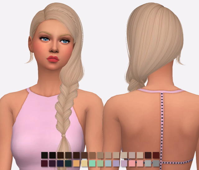 Sims 4 Nightcrawler Azure Hair Re Texture at Simlish Designs