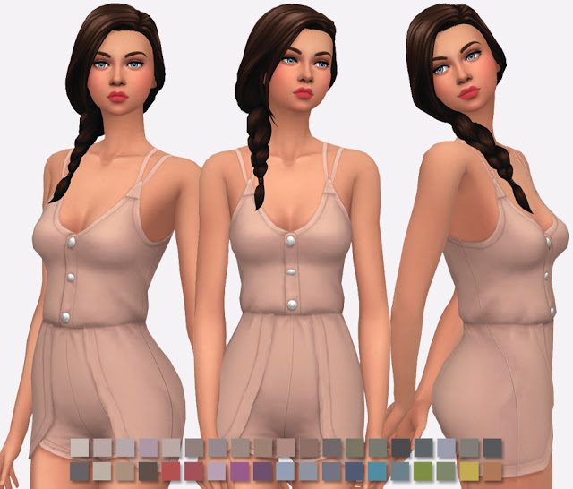 Sims 4 Seasons Romper Re colours at Simlish Designs