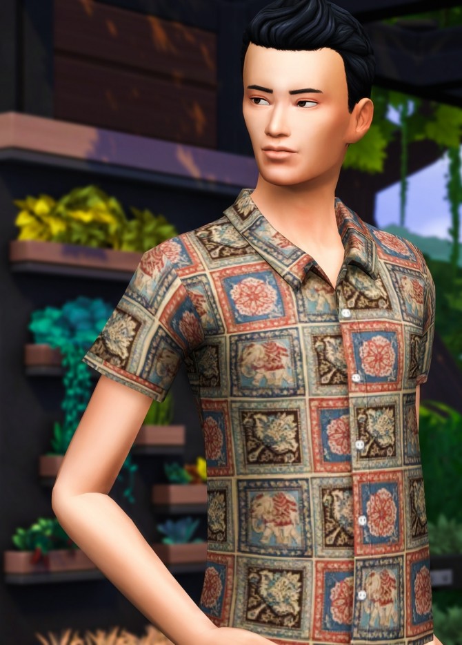Sims 4 Printed Shirts at Marvin Sims