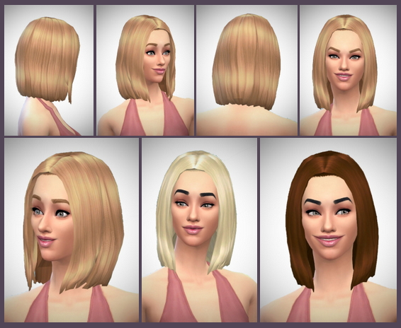 Sims 4 Straight Bob Hair Female at Birksches Sims Blog