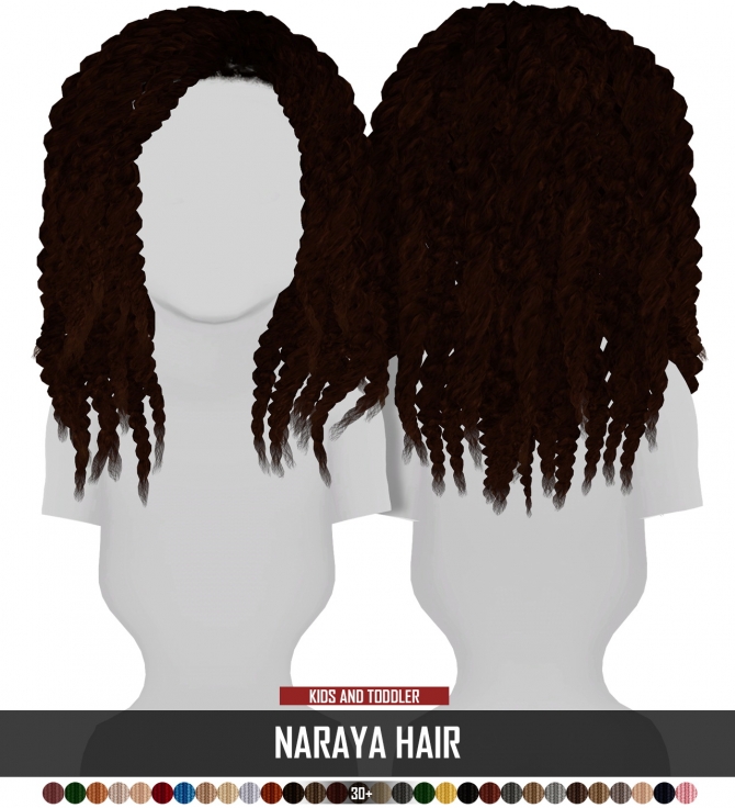 Naraya Hair Redheadsims Cc Sims Hair Sims 4 Afro Hair Sims 4 | Images ...