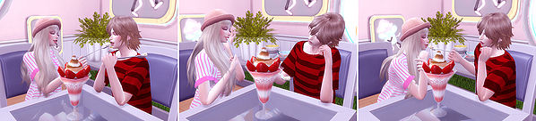 Sims 4 Couple Pose (Parfait) at A luckyday