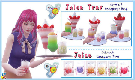 Juice Tray set at A-luckyday » Sims 4 Updates
