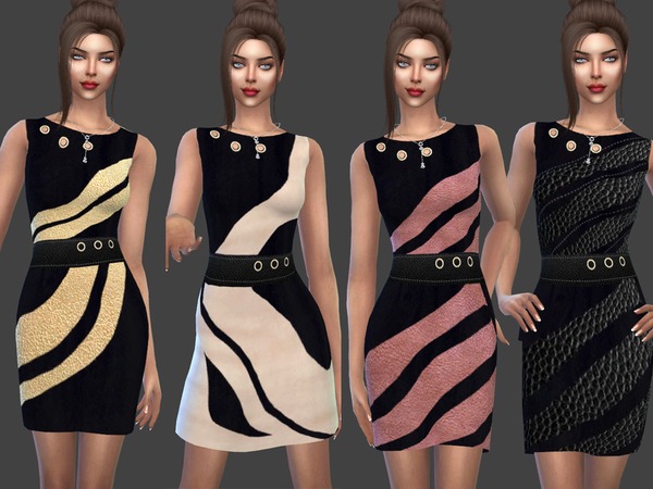 Sims 4 Cocktail Dress by Sims House at TSR