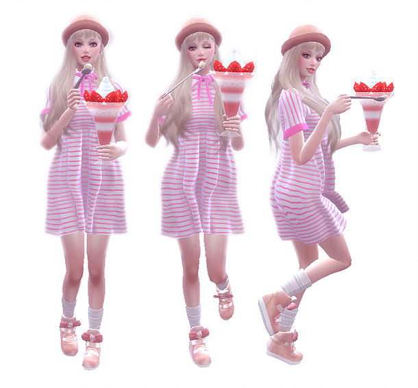 Sims 4 WithFriends Pose (Parfait) at A luckyday