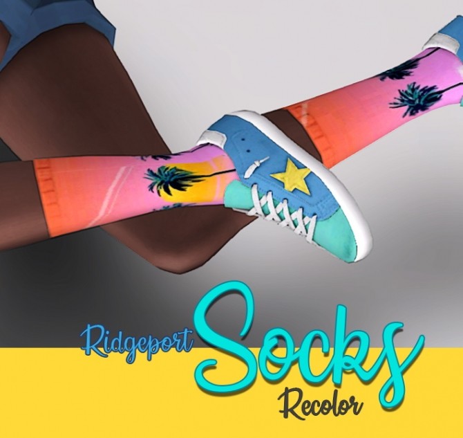 Sims 4 Ridgeport socks recolor at Miss Ruby Bird
