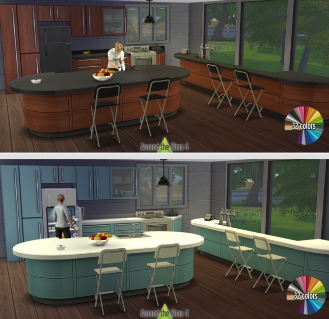 Harbinger Counters Recolors By Sandy At Around The Sims 4 Sims 4 Updates