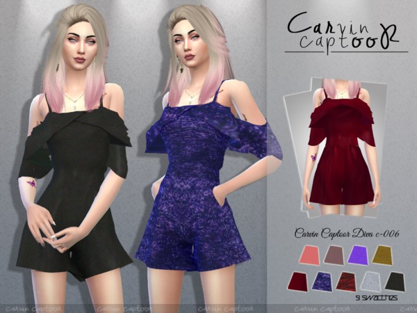 Sims 4 Diva C 006 outfit by carvin captoor at TSR