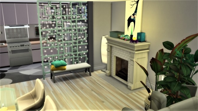 Sims 4 Begie/White Combo Living at Agathea k