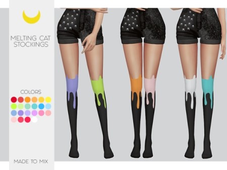 Stockings Melting Cat Made to Mix by Kalewa-a at TSR