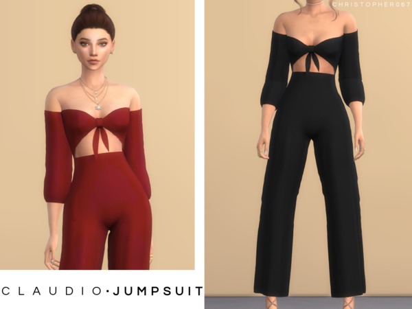 Sims 4 Claudio Jumpsuit by Christopher067 at TSR