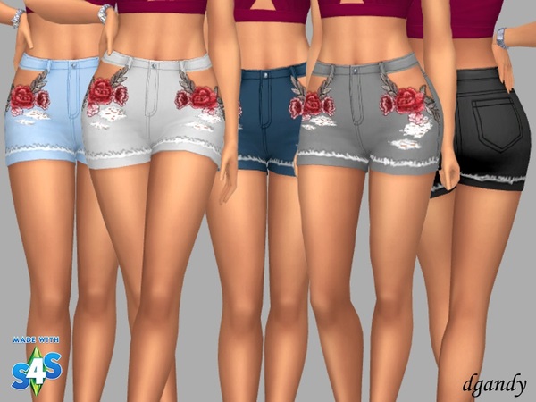 Sims 4 Anabel Shorts by dgandy at TSR