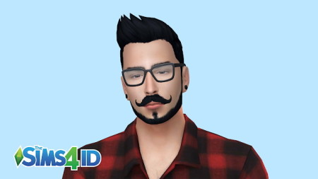 Van Dyke Style V3 beard at The Sims 4 ID