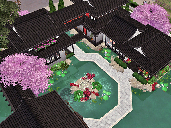 Sims 4 Shuang home by Rirann at TSR