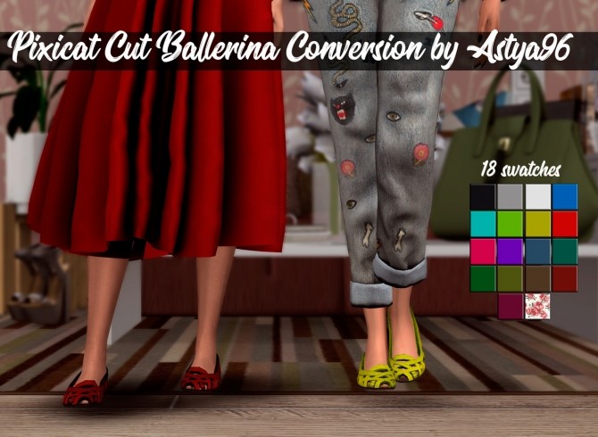 Sims 4 Pixicat Cut Ballerina Conversion at Astya96