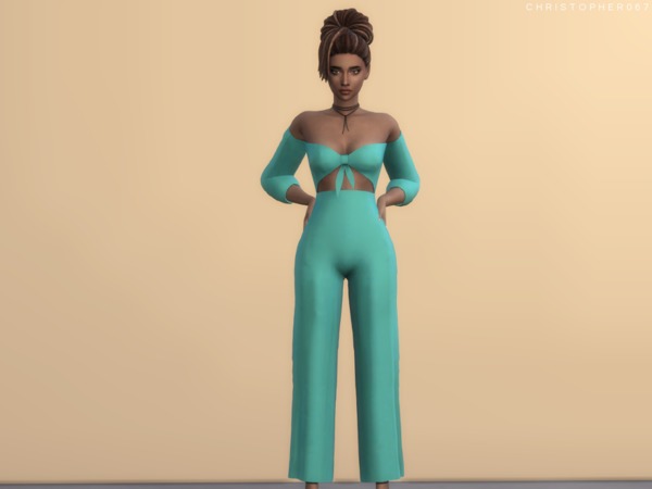 Sims 4 Claudio Jumpsuit by Christopher067 at TSR