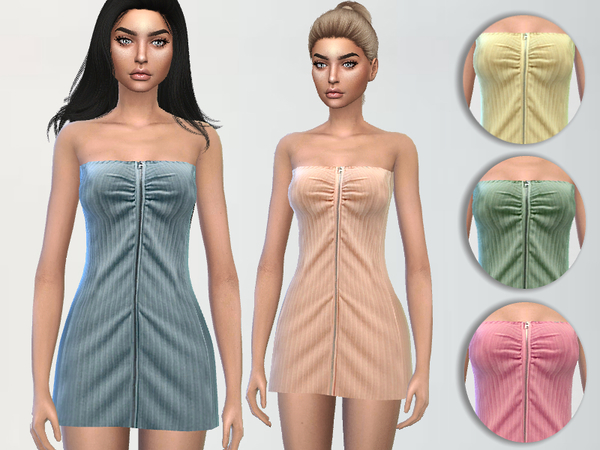 Sims 4 Summer Dress by Puresim at TSR