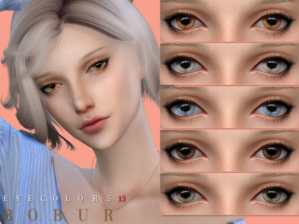 Sims 4 Eyecolors 13 by Bobur3 at TSR