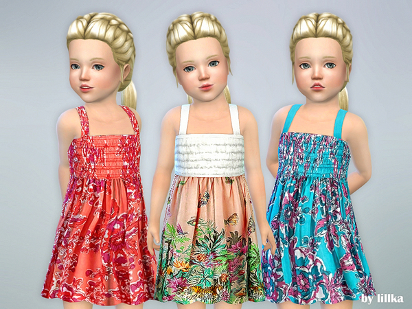 Sims 4 Toddler Dresses Collection P66 by lillka at TSR