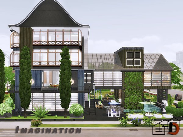 Sims 4 Imagination house by Danuta720 at TSR