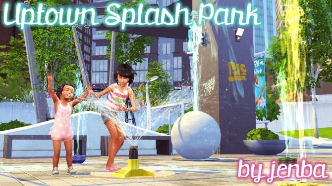 Sims 4 Uptown Splash Park at Jenba Sims