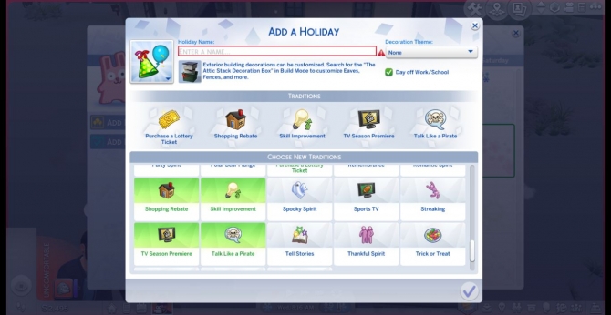 Make Hidden Holiday Traditions Selectable by EP1CxEMAN08 at Mod The ...