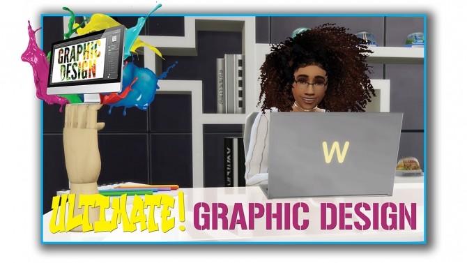 Sims 4 Ultimate Graphic Design Career by asiashamecca at Mod The Sims