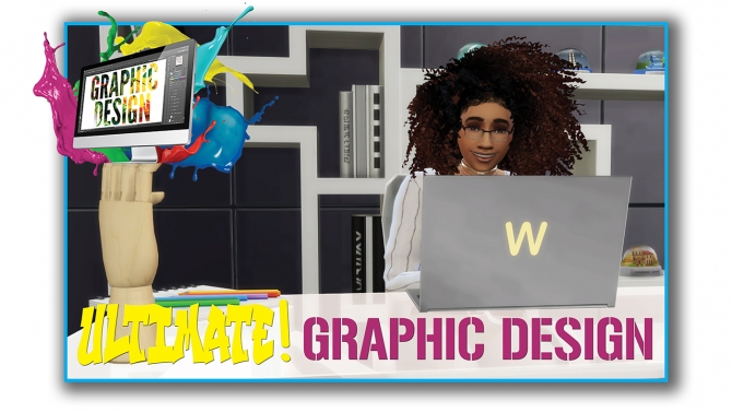 Ultimate Graphic Design Career by asiashamecca at Mod The Sims » Sims 4